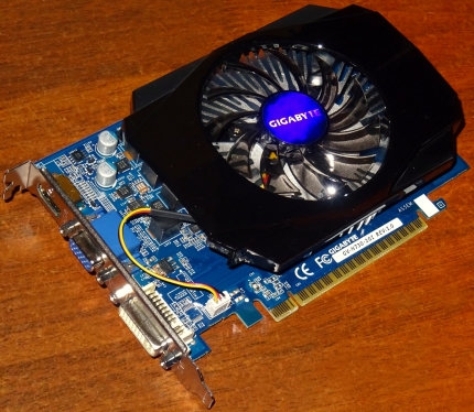 GigaByte GV-N730-2GI VGA, DVI & HDMI, PCI-e Grafikkarte, Nvidia GeForce GT 730 (GK208 Kepler) 2048MB DDR3, 128bit, 2014